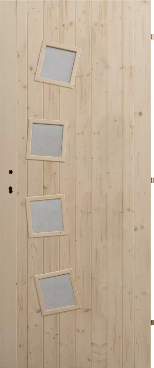 Palubkové dveře Shape - zámek
